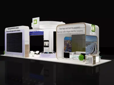 Booth Exhibition Stand a240 3D model