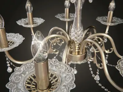 Classic chandelier 3D model
