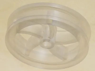 Transparent Flywheel 3D model