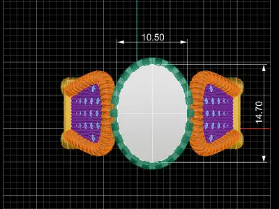 NEO MAN RING MODEL27 3D print model
