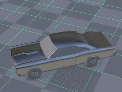 car 3d model 3D model buy