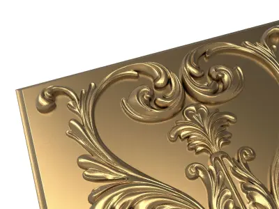  decorative pattern ready for 3D printing 3D model 104