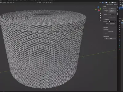 WICKER BASKET18 3D model