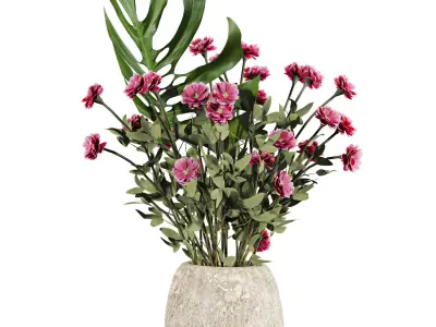 bouquet 3D model 9