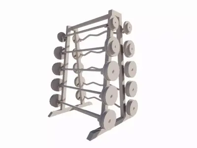 Gym Equipments-gym by Bodysolid-Machine the gym 3D model