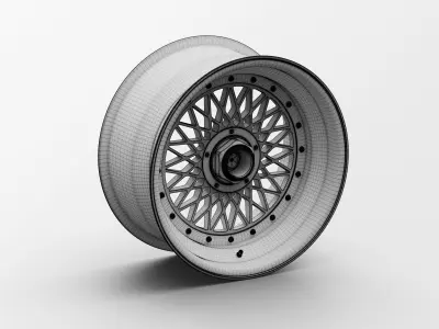 BBS E57 Rim 3D Model 3D model