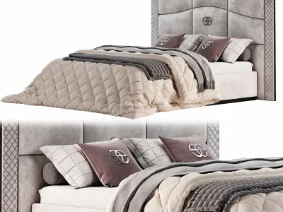 Noir Bed By Elve Luxury 3D model