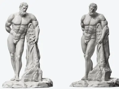Heracles 3d Model statue of aphrodite 3D model