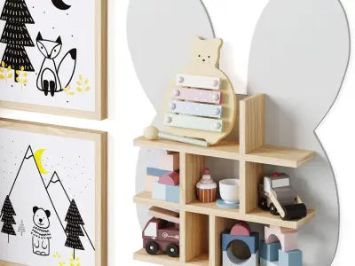 Kids furniture set by LA REDOUTE INTERIEURS 3D model