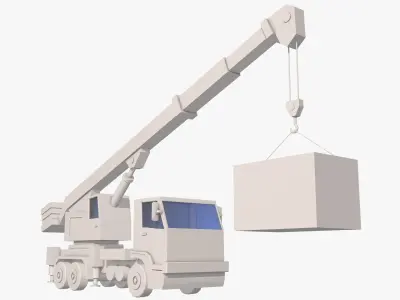 Crane Truck  3D model