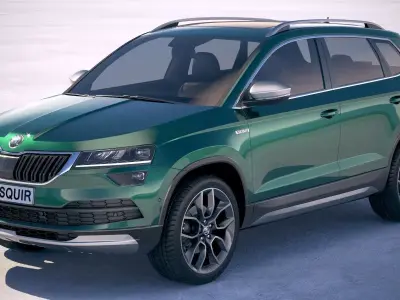 Skoda Karoq Scout 2019 3D model