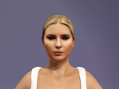 Realistic Elegant Female Character Ivanka Trump 3D model 3D model