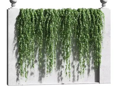 Ivy for the fence 3D model