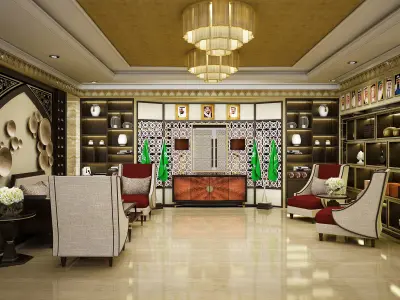 Lobby Embassy 2 3D model