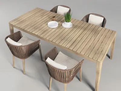Mood Outdoor Table 3D model