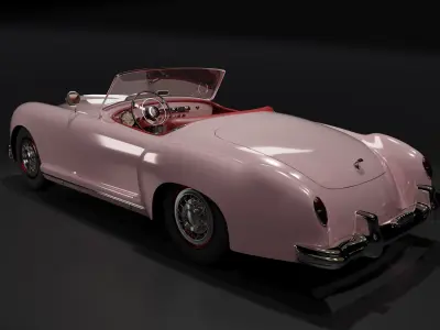 Nash-Healey car 3D model