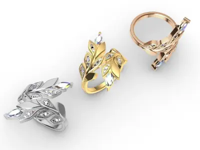 Tiffany Ring Victoria 3D print model