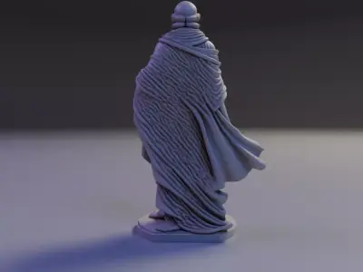 statue 3D print model