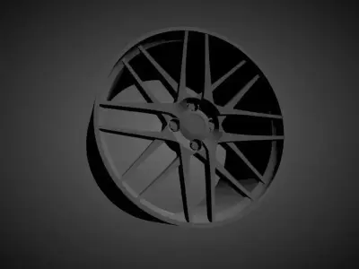 BBS CS-4 scalable and Printable rim 3D print model