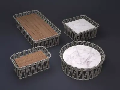 Butterfly Tables 3D model