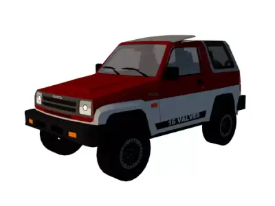 DAIHATSU FEROZA  16 VALVES 4X4 1990 Low-poly 3D model