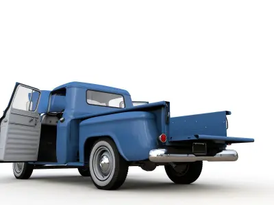 Chevy 3100 Steepside Pickup 1957 3D model