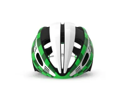 Green Bicycle Helmet 3D model