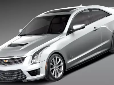 Cadillac ATS-V Coupe 2016 3D model
