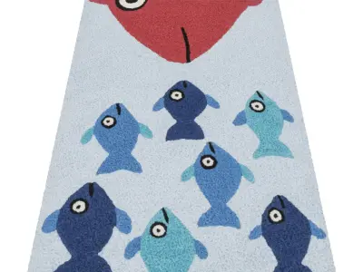 Rug Set 1086 3D model