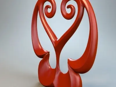 Abstract Figure m029 P 3D print model