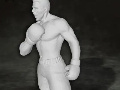 Muhammed Ali box boxer king legend sport Custom 3D print model 3D print model