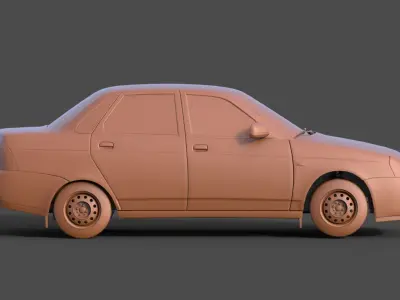 Vaz 2170 3D print model