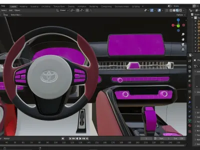 car rad claesic 3D print model