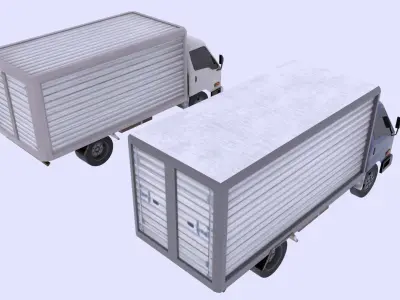 Hyundai Mighty Low-poly 3D model