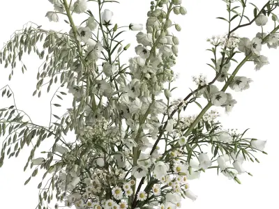 Flower In Vase 99 3D model