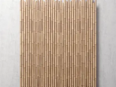Bamboo decor n18 3D model