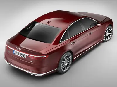 Audi A8 2018 3D model