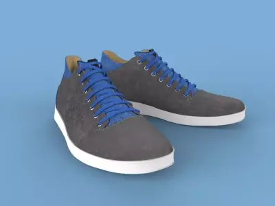 shoes wool 3D model