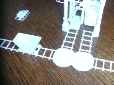 Teudloff coalcrane 135 Free 3D model