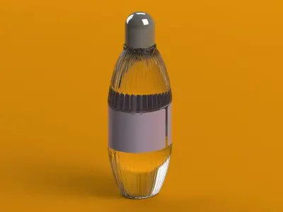 d1 bottle 3D print model