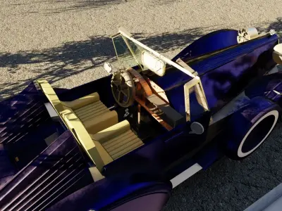 SV Pinifarina  Low-poly 3D model purchase