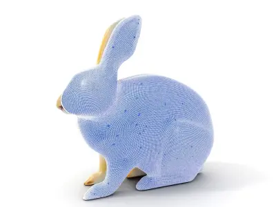 Realistic Rabbit Model Pack for D Rendering and Games Low-poly 3D model