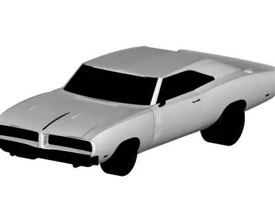 dodge charger 3D model
