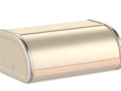 Bread box Low-poly 3D model