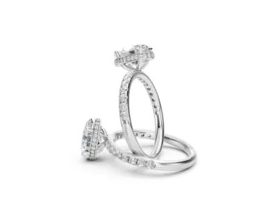 Citrine Luxury Gem Set Ring   CJR 003 3D print model