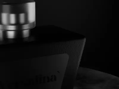 Perfume Bottle 3D Model with Realistic Textures 3D model