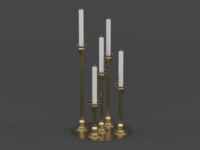 Candle Holder 3D model 3
