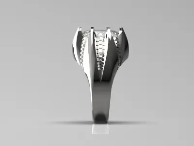 man diamond ring mr0086 3D print model