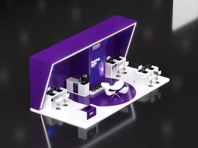 booth 5x10  3D model