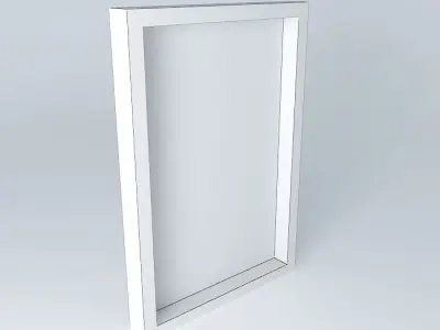 Transport framed picture of boat in water Free 3D model